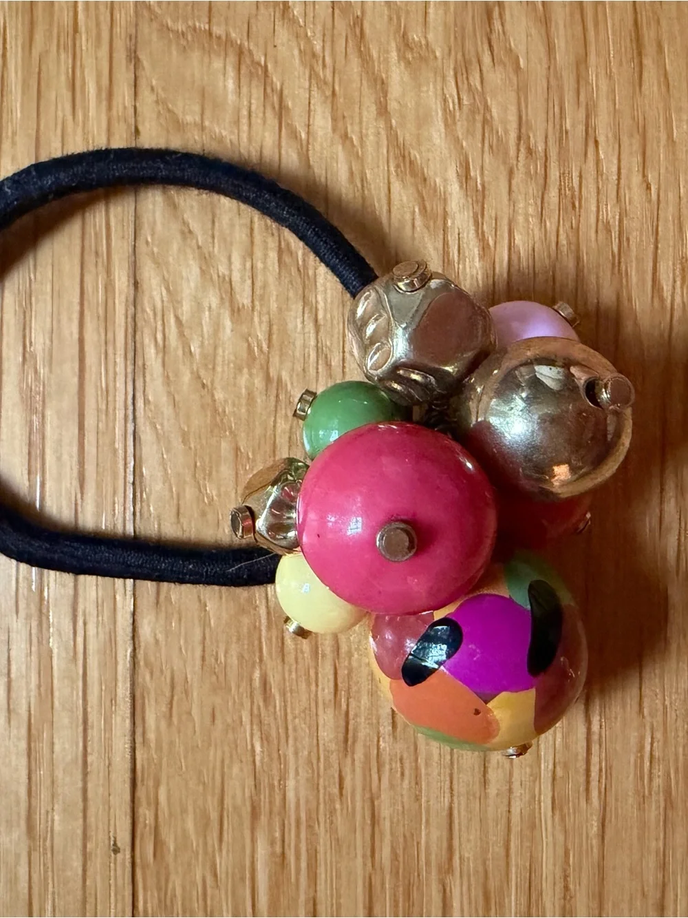 j.crew multicolor beaded hair band